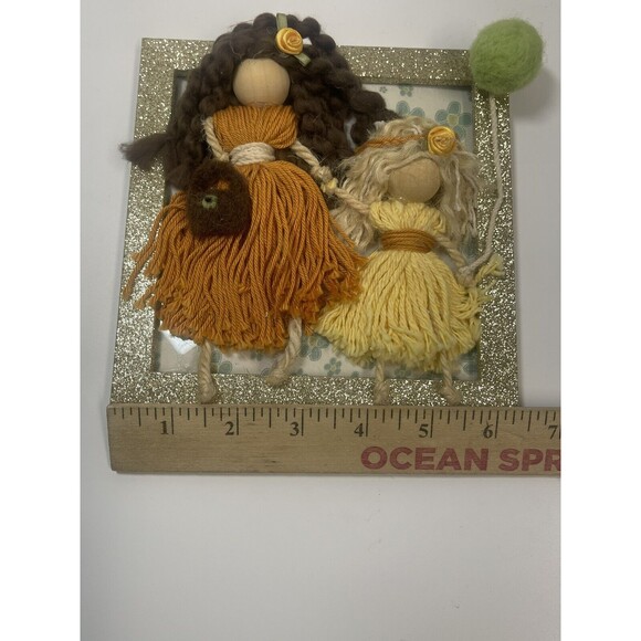 Macramé Handmade Doll Framed Art - Picture 7 of 7